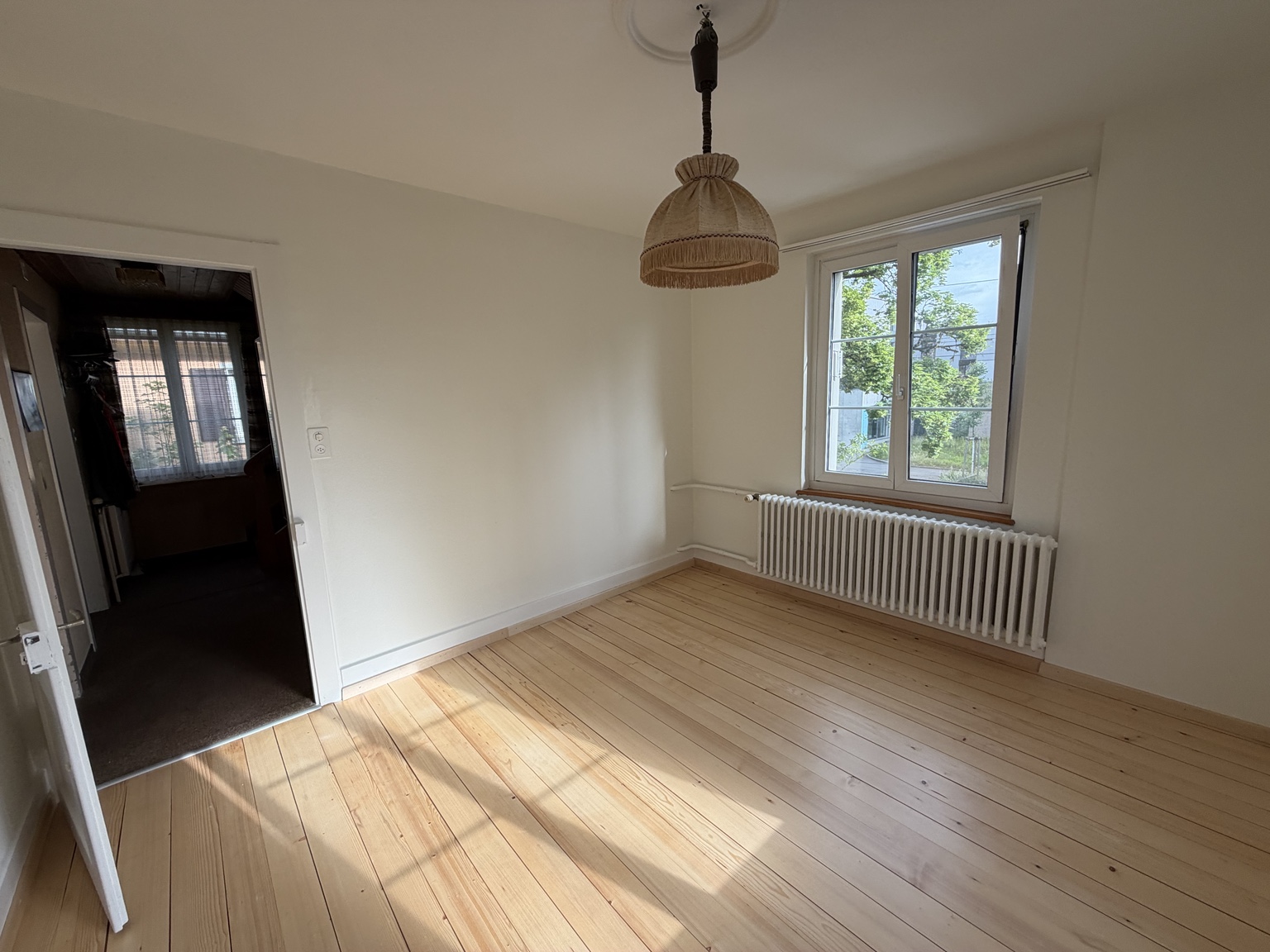 Fertig renoviertes Zimmer